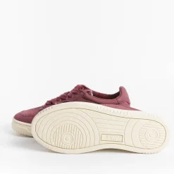 AUTRY - Collezione donna Sneakers*Autry Aulw Nn04 - Low Wom Nabuck Sneakers - Bordeaux