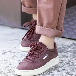 AUTRY - Collezione donna Sneakers*Autry Aulw Nn04 - Low Wom Nabuck Sneakers - Bordeaux