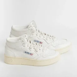 AUTRY - Collezione donna Sneakers*Autry Aumw Gg04 -Mid Wom Goat Sneakers- White