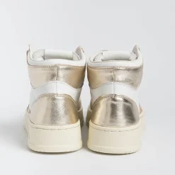 AUTRY - Collezione donna Sneakers*Autry Aumw Wb16 - Sneakers Mid Wom Leat/Leat - Platinum White