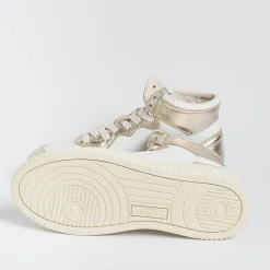 AUTRY - Collezione donna Sneakers*Autry Aumw Wb16 - Sneakers Mid Wom Leat/Leat - Platinum White