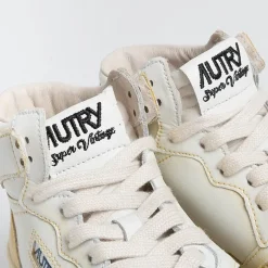 AUTRY - Collezione donna Sneakers*Autry Avmw Yl01 - Sneakers Mid Wom Leat/Leat - Super Vintage - White