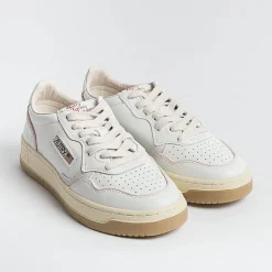 AUTRY - Collezione donna Sneakers*Autry Ce19- Sneakers Low Wom Leat/Suede - White Piping Pink