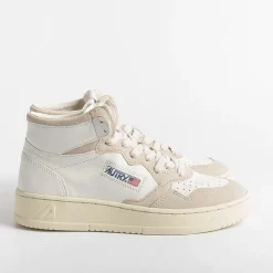 AUTRY - Collezione donna Sneakers*Autry Gs04 - Sneakers Mid Wom Goat/Suede - White