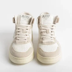 AUTRY - Collezione donna Sneakers*Autry Gs04 - Sneakers Mid Wom Goat/Suede - White