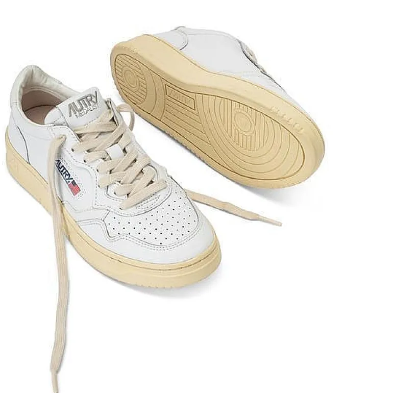 AUTRY - Collezione uomo Sneakers*Autry Ll21 - Sneakers Low Man All Leat - White/Red