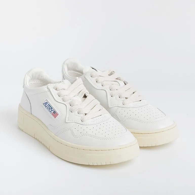 AUTRY - Collezione donna Sneakers*Autry Ll15 - Sneakers Low Wom All Leat - White/White