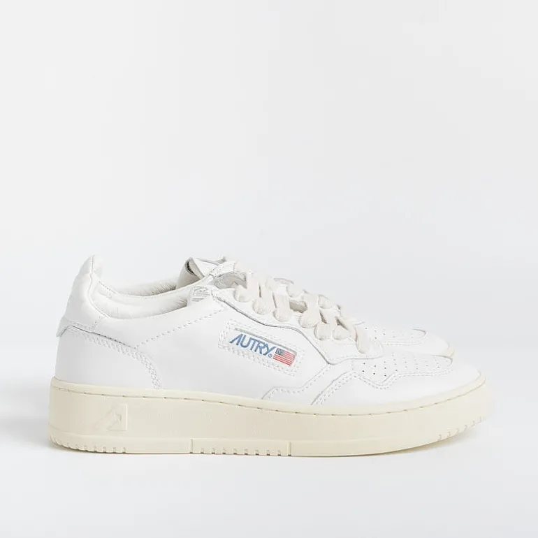 AUTRY - Collezione donna Sneakers*Autry Ll15 - Sneakers Low Wom All Leat - White/White