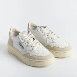 AUTRY - Collezione donna Sneakers*Autry Ls37- Sneakers Low Wom Leat/Suede - White/Powder