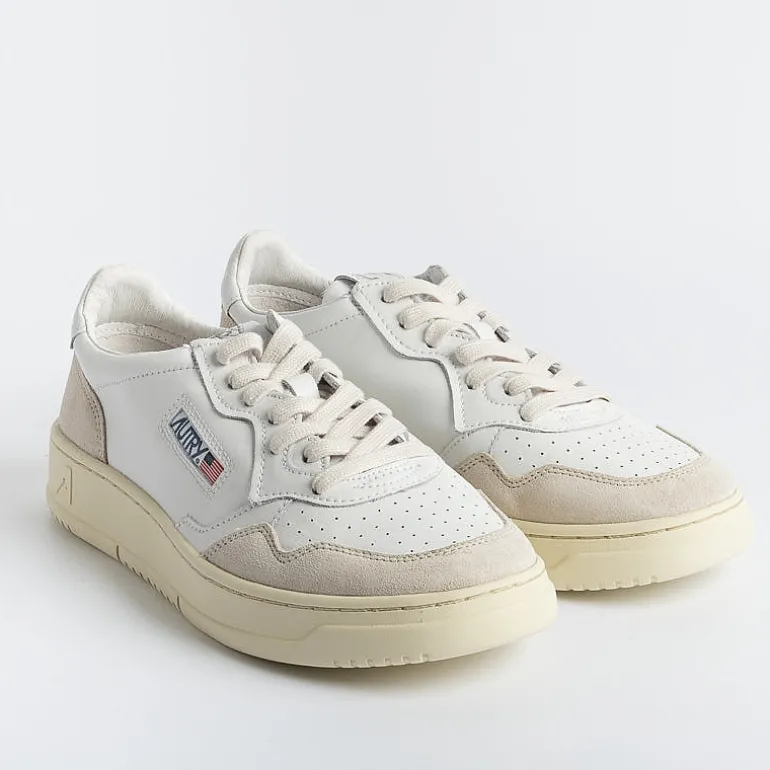 AUTRY - Collezione uomo Sneakers*Autry Sneakers Aulm Ls33 - Low Man Leat/Suede - White/ White