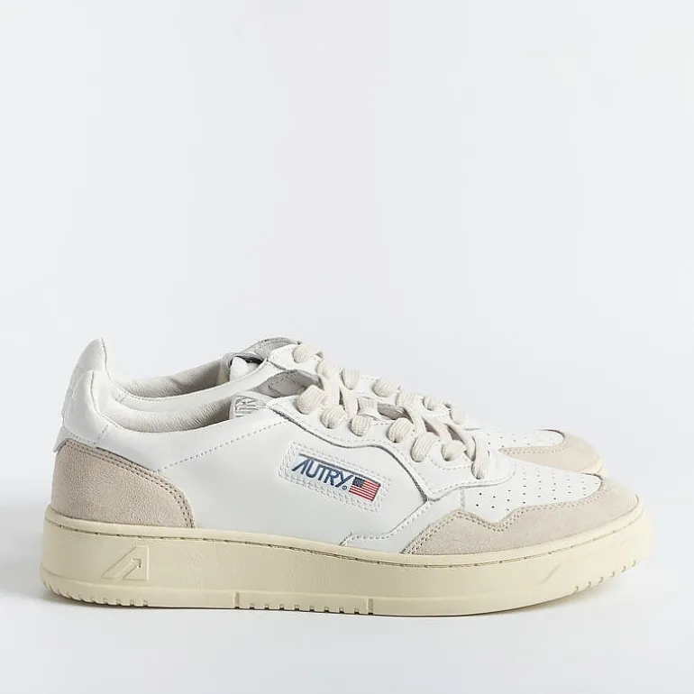 AUTRY - Collezione uomo Sneakers*Autry Sneakers Aulm Ls33 - Low Man Leat/Suede - White/ White