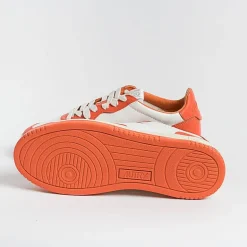 AUTRY - Collezione uomo Sneakers*Autry Sneakers Aulm Wb21 - Low Man Leat - White/Orange