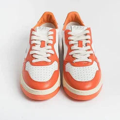 AUTRY - Collezione uomo Sneakers*Autry Sneakers Aulm Wb21 - Low Man Leat - White/Orange