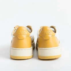 AUTRY - Collezione uomo Sneakers*Autry Sneakers Aulm Wb12 - Low Man All Leat - White/Ocher Rooster