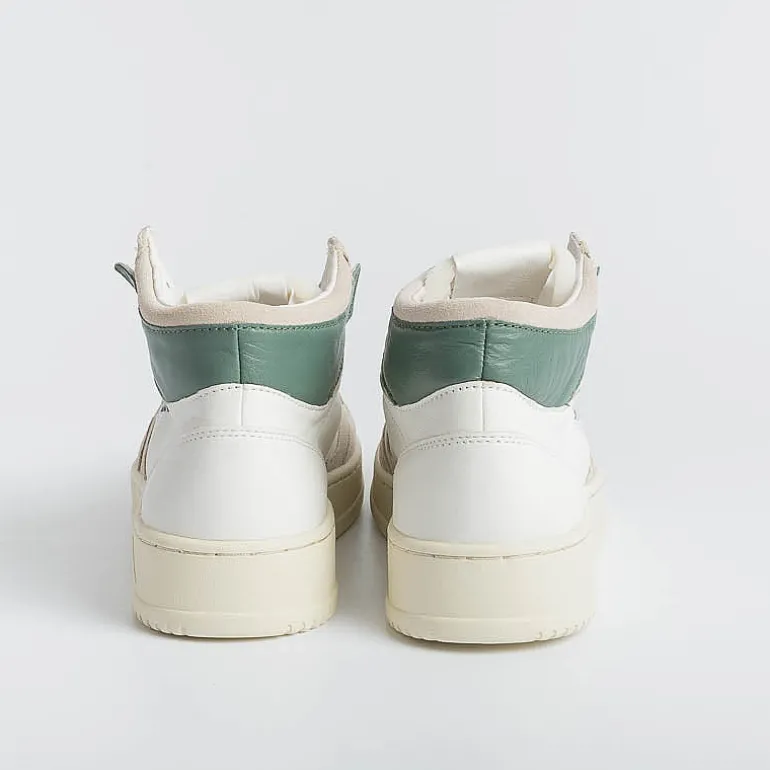 AUTRY - Collezione uomo Sneakers*Autry Sneakers Aumm Gs11 - Mid Man Goat/Suede - White/ Green