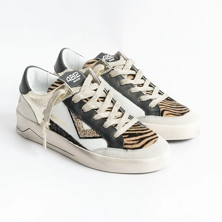 4B12 Sneakers* - Sneakers - Kyle D848 - Black Zebra