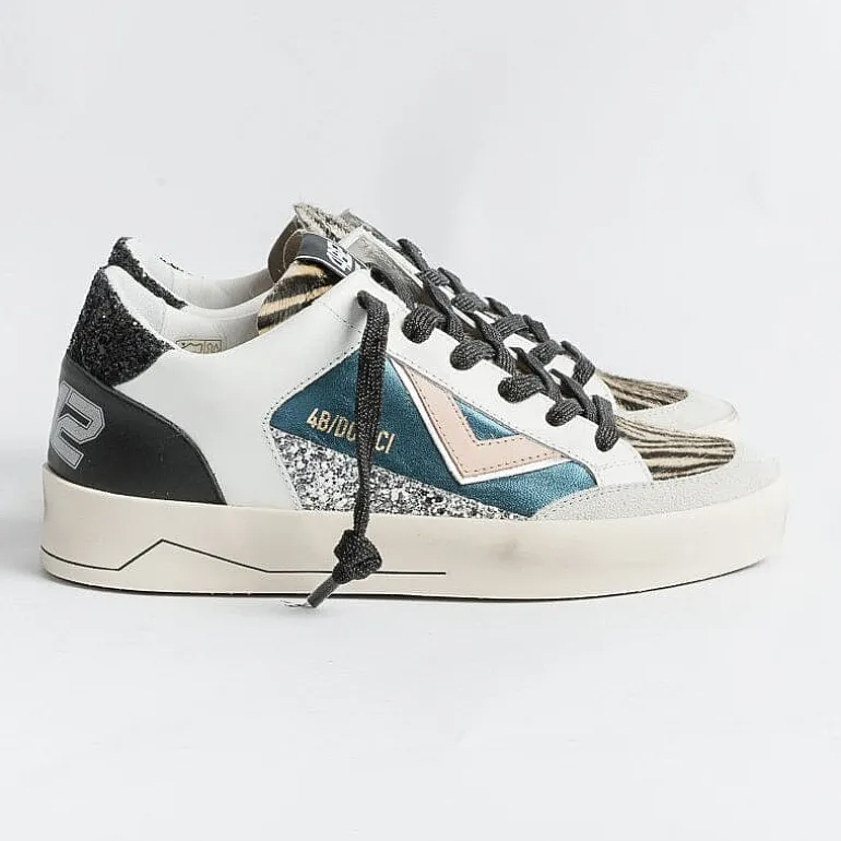 4B12 Sneakers* - Sneakers - Kyle D855 - Petrol Zebra