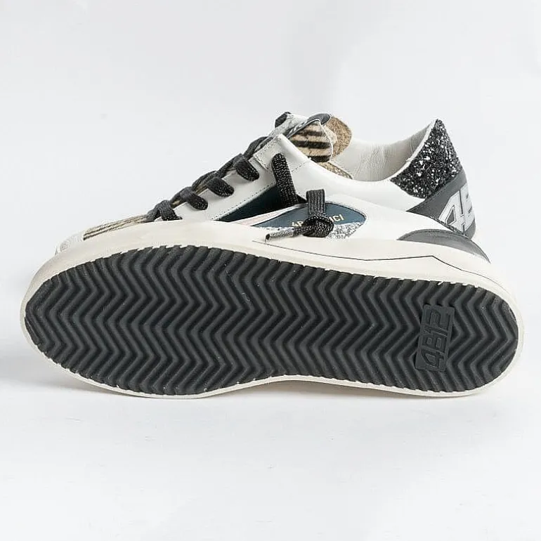 4B12 Sneakers* - Sneakers - Kyle D855 - Petrol Zebra