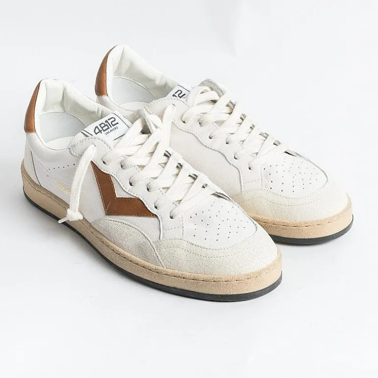 4B12 - COLLEZIONE UOMO Sneakers*4B12 - Sneakers - Play U41 - White Leather