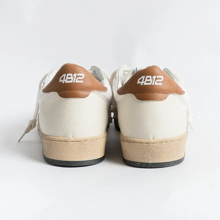 4B12 - COLLEZIONE UOMO Sneakers*4B12 - Sneakers - Play U41 - White Leather