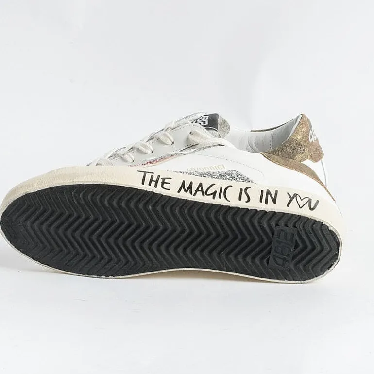 4B12 Sneakers* - Sneakers - Suprime Dbs110 - White Glitter
