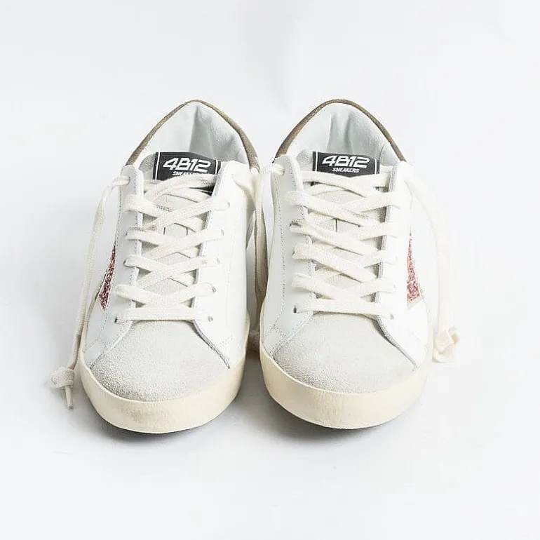 4B12 Sneakers* - Sneakers - Suprime Dbs110 - White Glitter