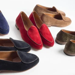 BERWICK 1707 - Collezione Donna Loafers*Berwick 1707 - Woman Loafer 170 - Pomegranate Suede