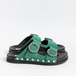 BIBI LOU Low Sandals* - Flat Sandals - 506Z Green