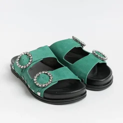 BIBI LOU Low Sandals* - Flat Sandals - 506Z Green