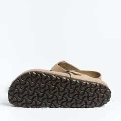 BIRKENSTOCK Low Sandals* - Flat Sandals Flip Flops Gizeh 0943811 - Oiled Tobacco Brown