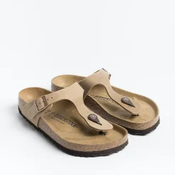 BIRKENSTOCK Flip-Flops Sandals* - Flat Sandals Flip Flops Gizeh 0943811 - Oiled Tobacco Brown