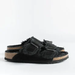 BIRKENSTOCK Low Sandals* - Flat Sandals 0752663 - Arizona Fur - Black