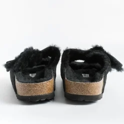 BIRKENSTOCK Low Sandals* - Flat Sandals 0752663 - Arizona Fur - Black