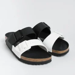 BIRKENSTOCK Low Sandals* - Flat Sandals -1019712 - Arizona Split - Black White
