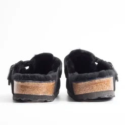 BIRKENSTOCK Sabots And Sleepers* - Sleepers 0259883 - Boston Fur - Black