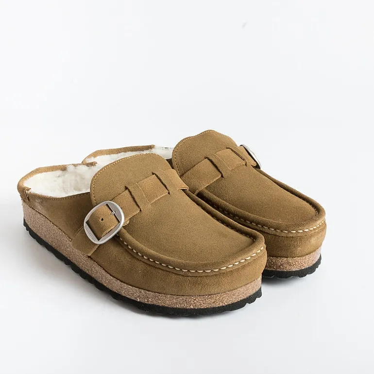 BIRKENSTOCK Sabots And Sleepers* - Sleepers 1018126 - Buckley - Shearling Tea