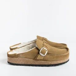 BIRKENSTOCK Sabots And Sleepers* - Sleepers 1018126 - Buckley - Shearling Tea