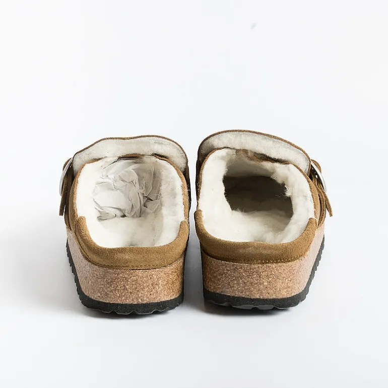 BIRKENSTOCK Sabots And Sleepers* - Sleepers 1018126 - Buckley - Shearling Tea