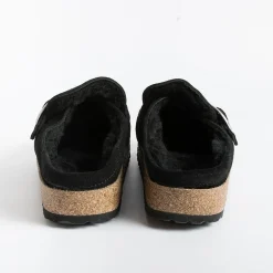 BIRKENSTOCK Sabots And Sleepers* - Sleepers 1018126 - Buckley - Black Shearling