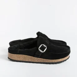 BIRKENSTOCK Sabots And Sleepers* - Sleepers 1018126 - Buckley - Black Shearling