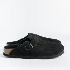 BIRKENSTOCK Sabots And Sleepers* -Sleepers 0259883 - Boston Fur - Black