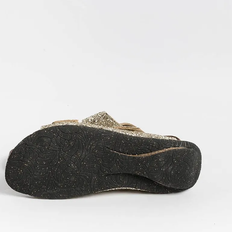 BOSABO Low Sandals* - Flat Sandals - 430 - Gold Glitter