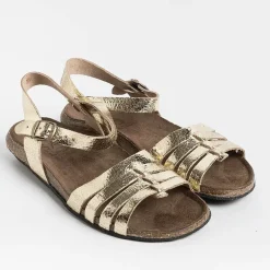 BOSABO Low Sandals* - Flat Sandals - 478 - Old Metal Gold
