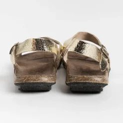 BOSABO Low Sandals* - Flat Sandals - 478 - Old Metal Gold