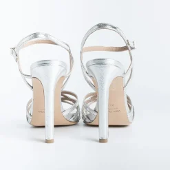 CAPPELLETTO 1948 Sandals With Heel*Cappellettoshop - Sandals With Heels - Lilyan3 - Silver Laminate