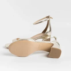 CAPPELLETTO 1948 Wedding Shoes*Cappellettoshop - Sandals With Heels - Aleta 4 - Platinum Laminate