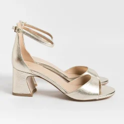 CAPPELLETTO 1948 Wedding Shoes*Cappellettoshop - Sandals With Heels - Aleta 4 - Platinum Laminate