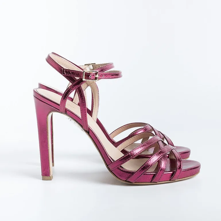 CAPPELLETTO 1948 Sandals With Heel*Cappellettoshop - Sandals With Heels - Lilyan3 - Fuchsia Laminate