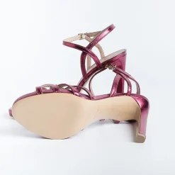CAPPELLETTO 1948 Sandals With Heel*Cappellettoshop - Sandals With Heels - Lilyan3 - Fuchsia Laminate