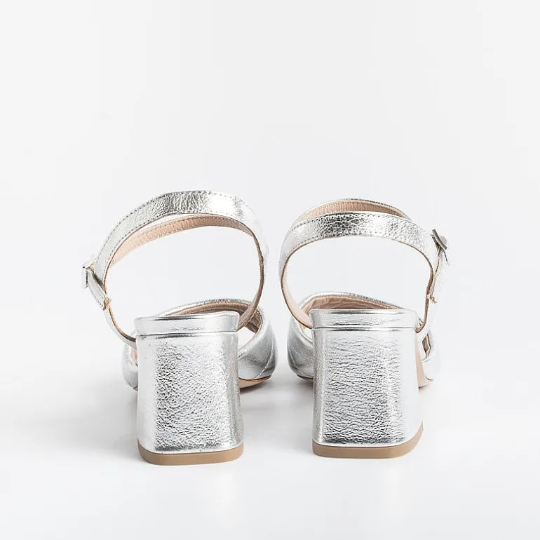 CAPPELLETTO 1948 Sandals With Heel*Cappellettoshop - Sandals With Heels - Anika7 - Silver Laminate